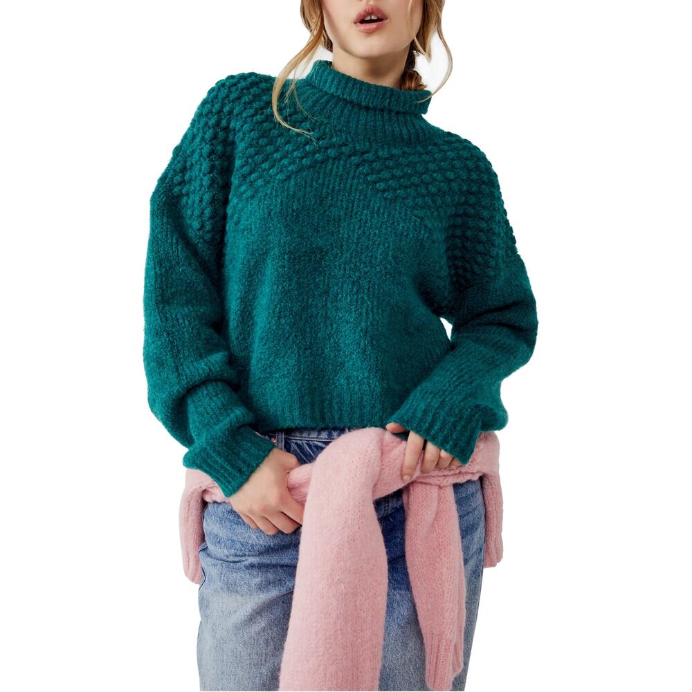 New Free People Bradley Pullover in Alpine Heather Women's Size M